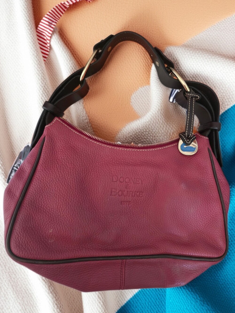 Dooney & Bourke Crescent Hobo Bag 1975 Anniversary Harrison Hobo